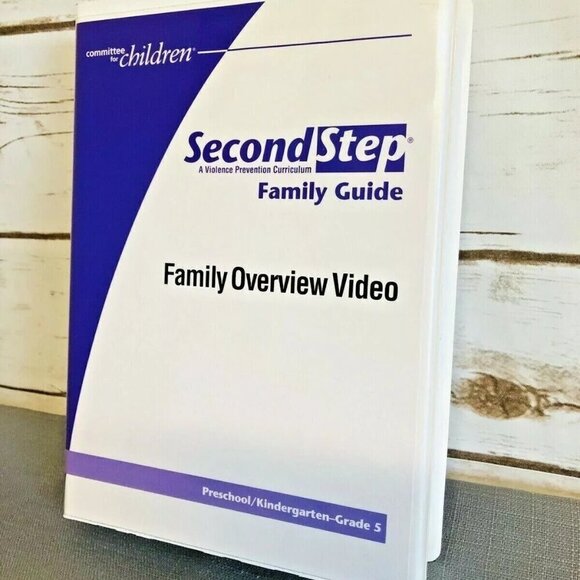 Second Step A Violence Prevention Curriculum Family Overview Video VHS - Picture 1 of 6